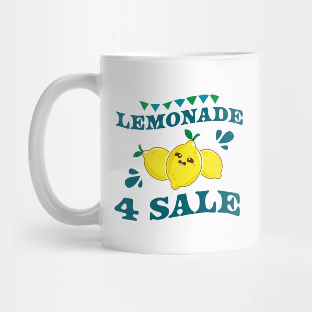 Lemonade For Sale - Cute Lemonade Stand Lemon Summer by OrangeMonkeyArt